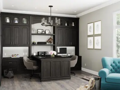 Cape island kitchens custom office space 011