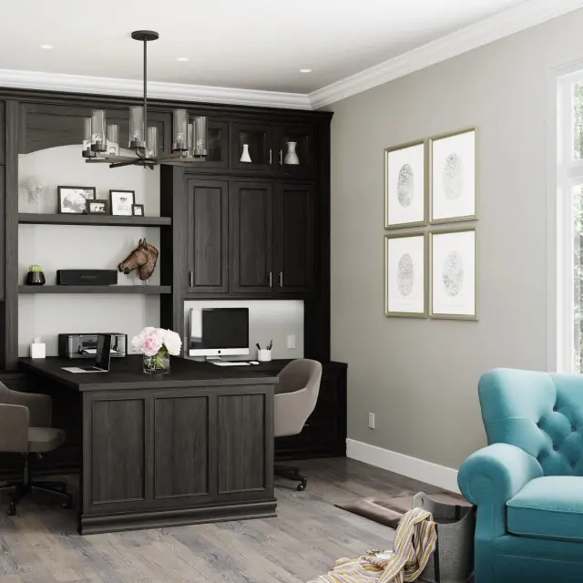 Cape island kitchens custom office space cover