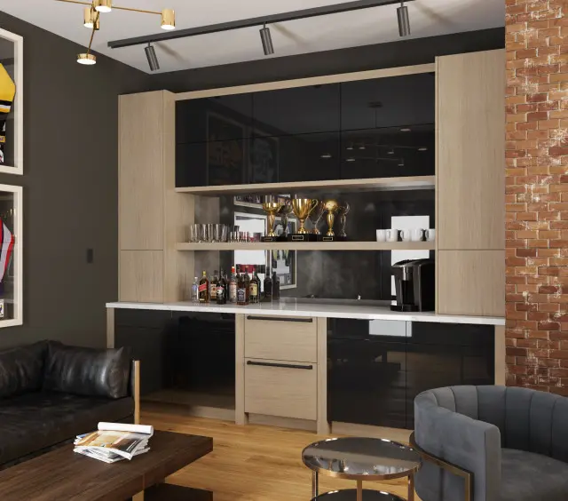 Cape island kitchens custom office space 001