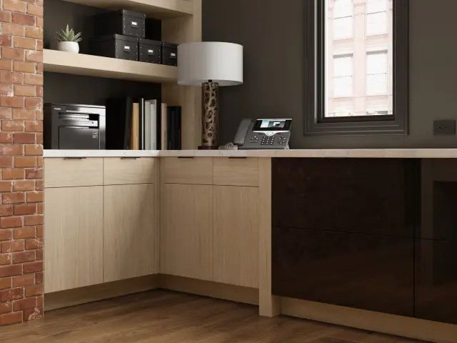 Cape island kitchens custom office space 003