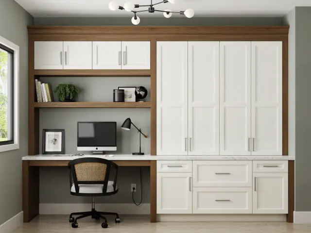 Cape island kitchens custom office space 004