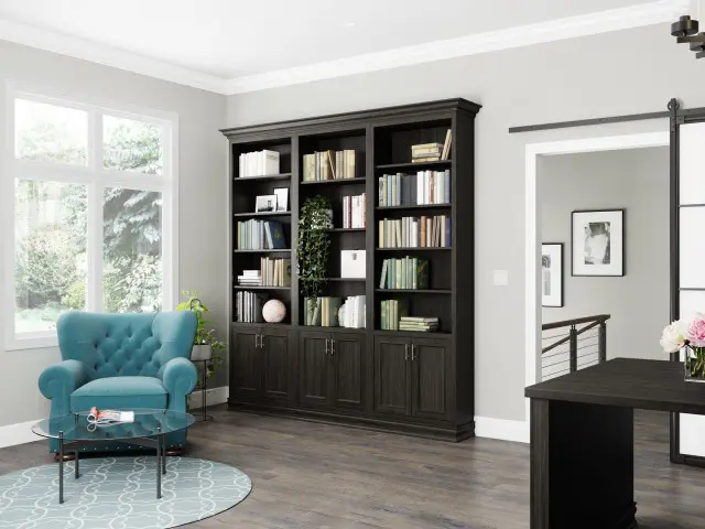 Cape island kitchens custom office space 012